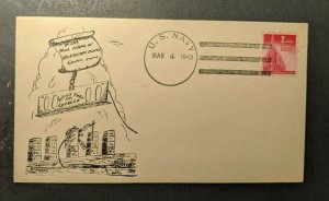 1943 USS Cavalla Submarine Navy Cover US Navy Cancel