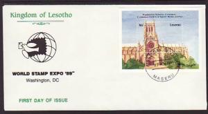 Lesotho 740 Cathedral U/A FDC