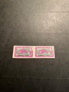 Stamps Ubangi-Chari Scott# 23b hinged pair