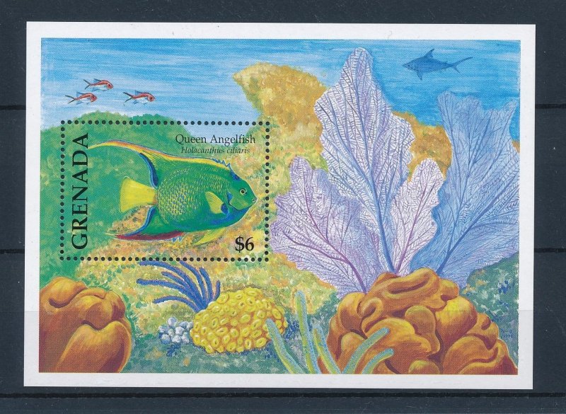 [47492] Grenada 1994 Marine life fish Souvenir Sheet MNH