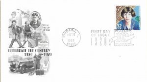 1998 FDC, #3184g, 32c Celebrate the Century: 1920's, Art Craft