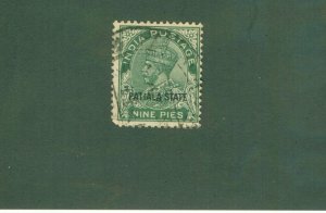 NABHA  INDIAN STATE O28 USED BIN $0.50