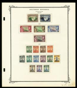 Southern Rhodesia 1924 to 1964 Stamp Collection