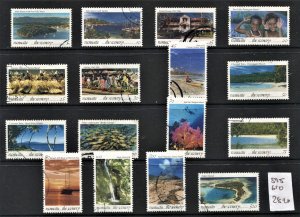 STAMP STATION PERTH Vanuatu #595-611 Definitive Set CTO CV$28.00