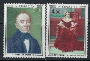 Monaco 1135-36 MNH 1978 Paintings (ak3292)