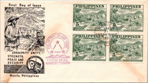 FDC Philippines 1951 - For My Country & Home - Manila - F37391