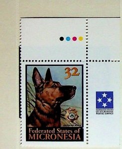 MICRONESIA Sc 247 NH ISSUE OF 1996 - DOG - (JO23)