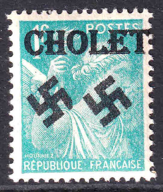 FRANCE 379 CHOLET OVERPRINT OG NH U/M VF BEAUTIFUL GUM