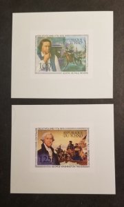 CHAD 1976 Souvenir Sheet Lot American Revolution MNH OG Mint Unused z4353