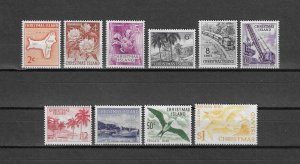 CHRISTMAS ISLAND 1963 SG 11/20 MNH