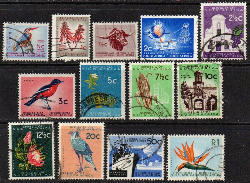 South Africa Sc #254-266 Used