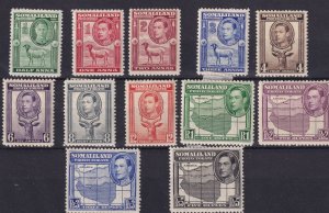 Somaliland KGV 1938 Set To Rs 5 SG93/104 MH BP16145