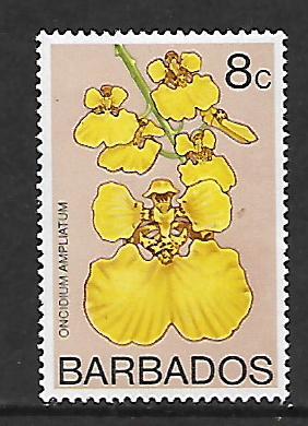 BARBADOS 401 MINT HINGED, DANCING DOLLS FLOWER