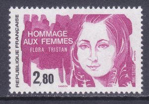 France 1918 MNH 1984 Flora Tristan - Feminist Issue Very Fine