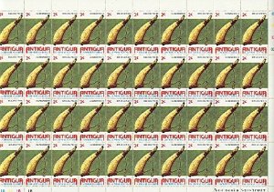 ANTIGUA 1976  MILITARY #424-25-26-27 CPLT SHEETS of  40...MNH...$64.00