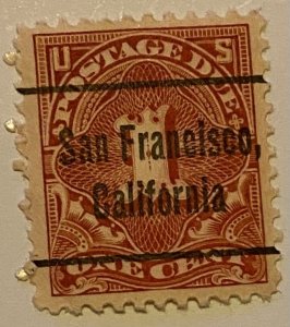 United States 1917-1931 Precancel Postage Due 121 Mint Stamps Lot