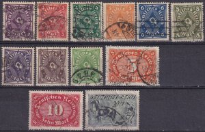 Germany #185-96 F-VF Used  CV $27.75 (Z4489)