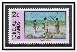 Tokelau #50 Reef Fishing MNH