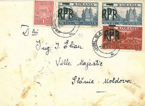 ROMANIA - POSTAL HISTORY: COVER to MOLDAVIA 1948