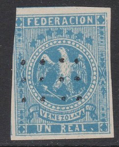 VENEZUELA  An old forgery of a classic stamp................................D731