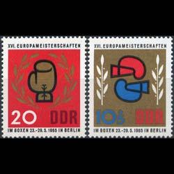 DDR 1965 - Scott# 764+B126 Boxing Champ Set of 2 NH