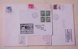 CANADA  EDMONTON EXPOSITION 1948,1951,1970 & NO DATE