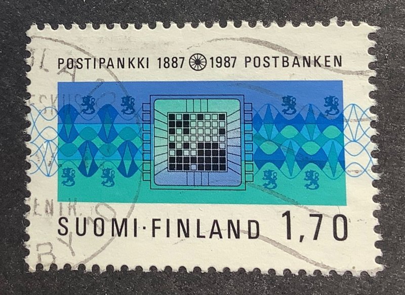 Finland 1987 Scott 746 used - 1.70mk, 100 Years of Finnish Postal Savings Bank
