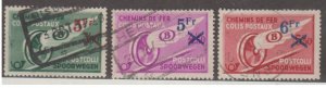 Belgium Scott #Q208-Q209-Q210 Stamp - Used Set