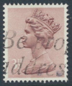 GB  Machin 3½p SG X860  1 band Used SC# MH40  see scans & details