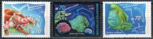 New Caledonia Stamp 849-851  - Marine life