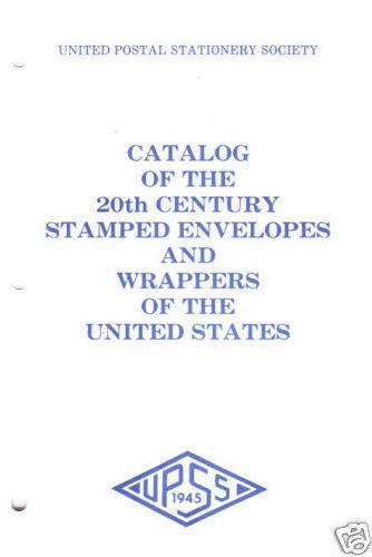 Catalog of 20th Century US Stamped Envelopes, 3 ring punched pages