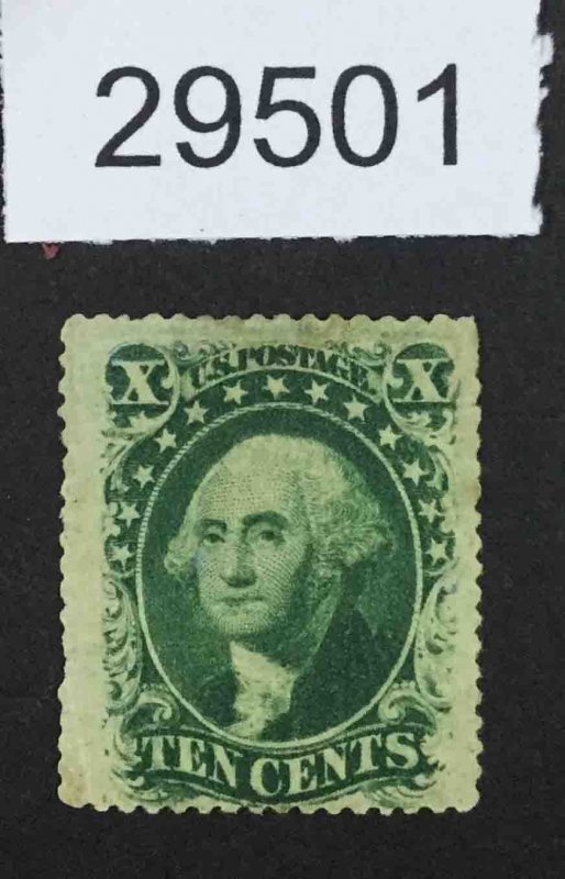 US STAMPS  #35 UNUSED  $85 LOT #29501