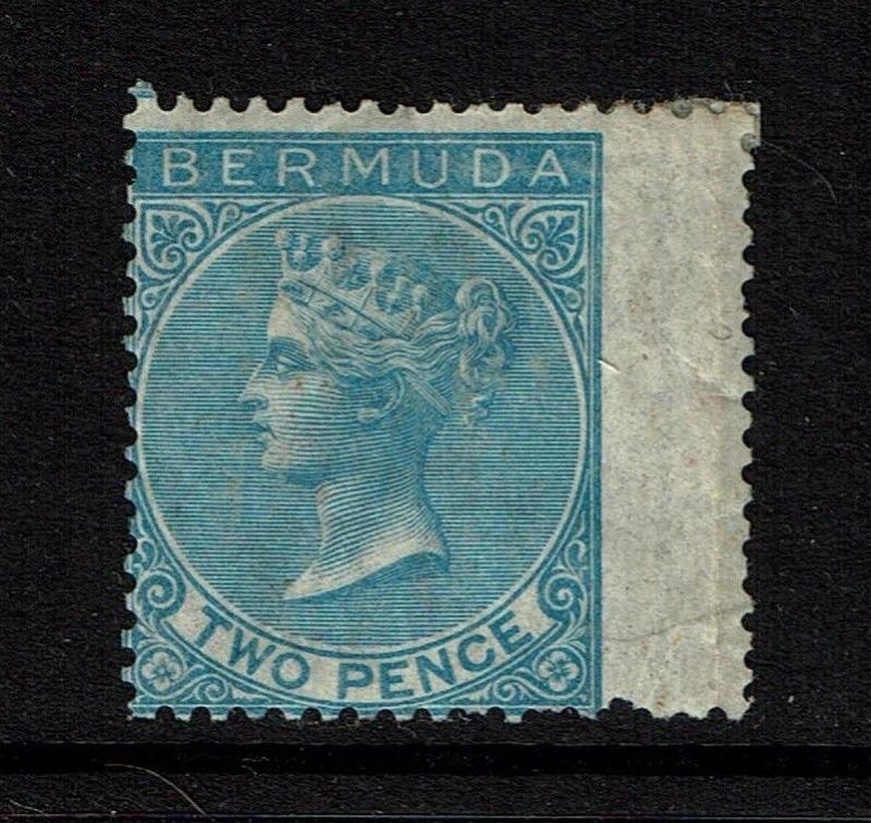 Bermuda SG# 3 - Mint Hinged / Small Hinge Rem / Wing Margin (Notes) - Lot 090317