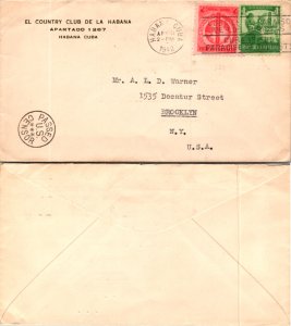 1942 Cuba to United States + Pass US Censor Cancel ( Postal History ), 1942