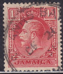 Jamaica 103 King George V 1d Type I 1929