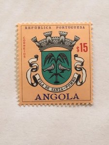 Angola – 1963 – Single “coat of Arms” Stamp – SC# 450 – MNH