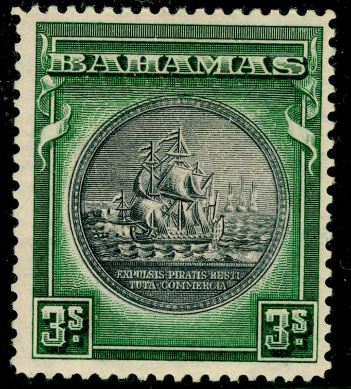 BAHAMAS SG132, 3s slate-purple & myrtle-green, M MINT. Cat £29.