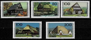 Germany 1996,Sc.#B802-806 MNH, Welfare: Farmhouses