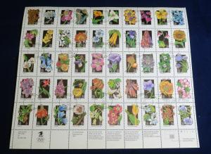 USA First Day Issue PRECANCEL Stamps Postage Sc #2647-2696 29¢ Wildflowers Sheet