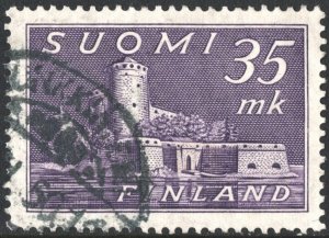 Finland SC#280 35 mk Stronghold Olavinlinna (1949) Used