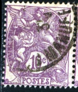 FRANCE #115 , USED PAIR - 1929 - FRAN137NS9