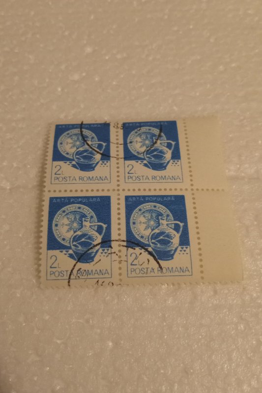 46 Posta Romana Arta Populara Stamps Pre Canceled