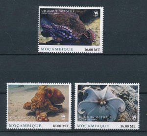 [107935] Mozambique 2013 Marine life Common Octopus MNH