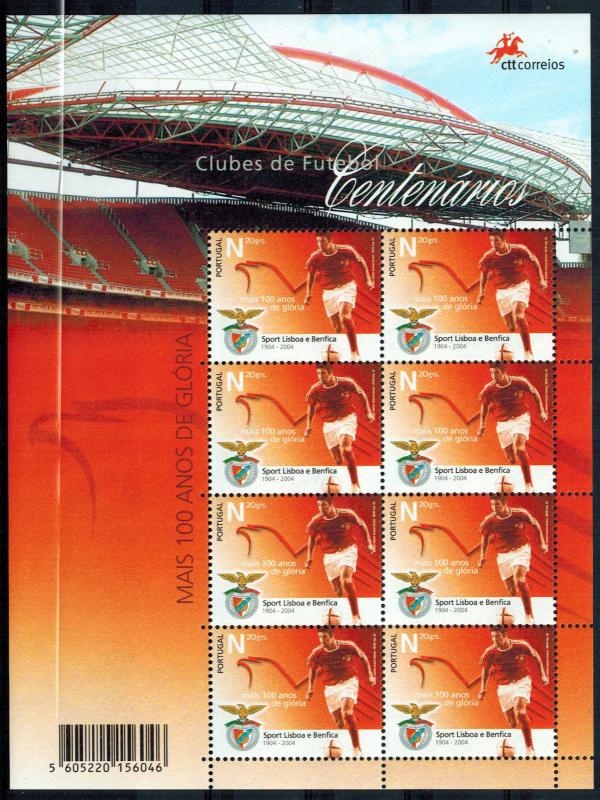 Portugal 2006 Benfica Sporting + Porto Mini Sheets MNH