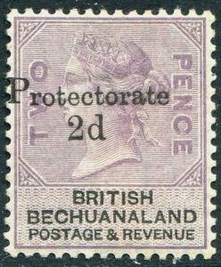 HERRICKSTAMP BECHUANALAND Sc.# 61 Mint Hinged Scott Retail $45.00