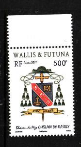 Wallis & Futuna-Sc#692-unused NH set-Arms of Bishop Ghislain Marie Raoul Suzanne