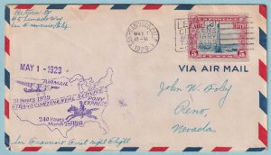UNITED STATES FIRST FLIGHT COVER - 1929 FROM SAN FRANCISCO CALIFORNIA - CV876
