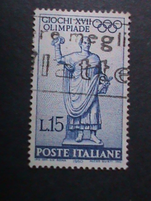 ITALIY-VERY OLD OLYMPIC GAMES & STATIUM USED STAMPS  WE SHIP TO WORLD WIDE VF