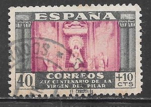 Spain B113: 40c + 10c The Little Chamber, used, F-VF