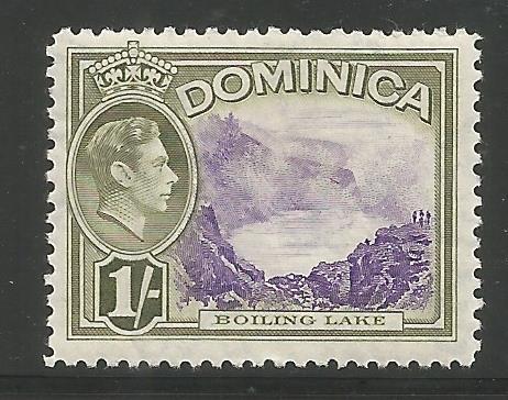 DOMINICA 106, MINT HINGED, FRESH WATER LAKE